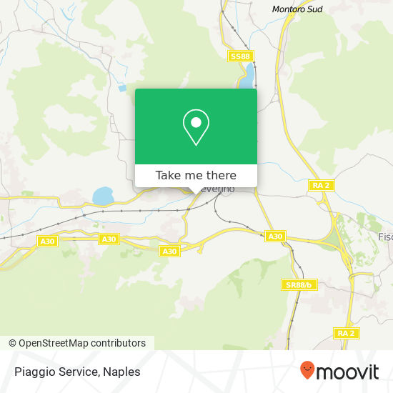 Piaggio Service map