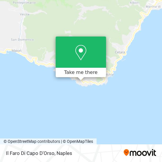 Il Faro Di Capo D'Orso map