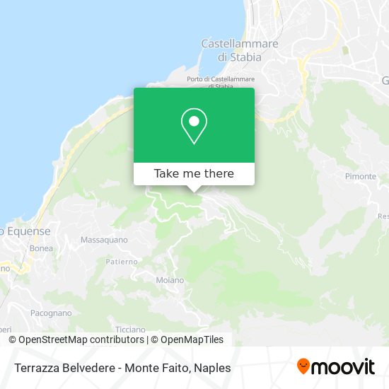 Terrazza Belvedere - Monte Faito map