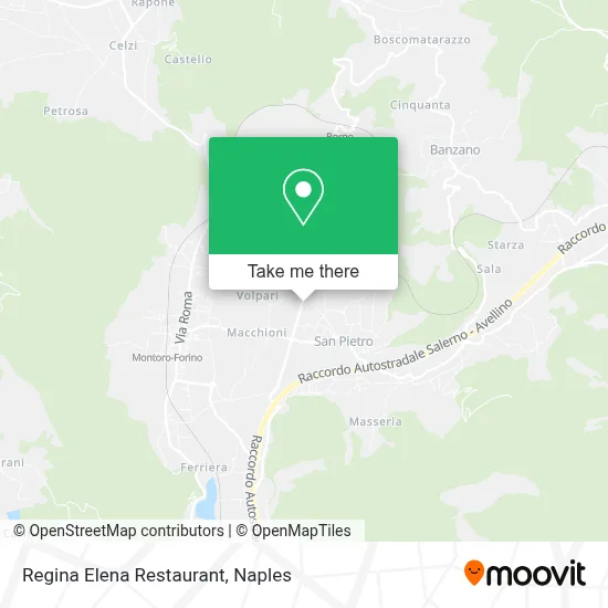 Regina Elena Restaurant map