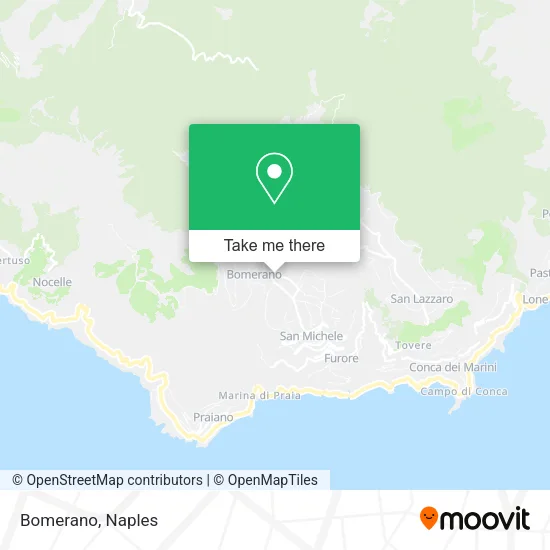 Bomerano map