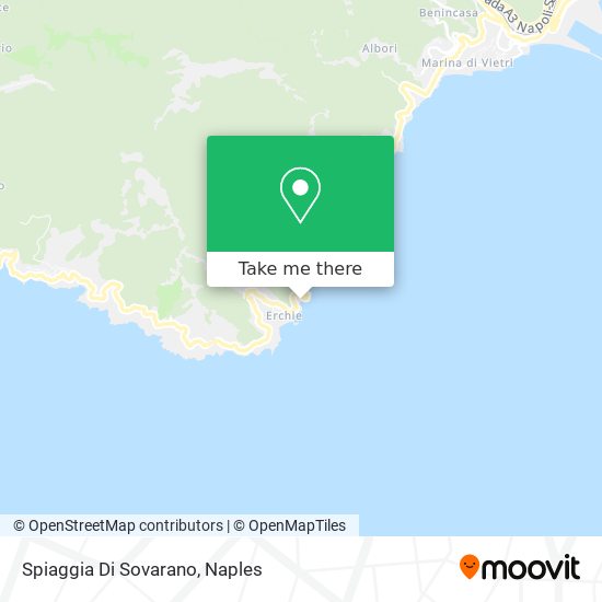 Spiaggia Di Sovarano map