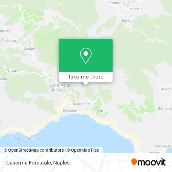 Caserma Forestale map