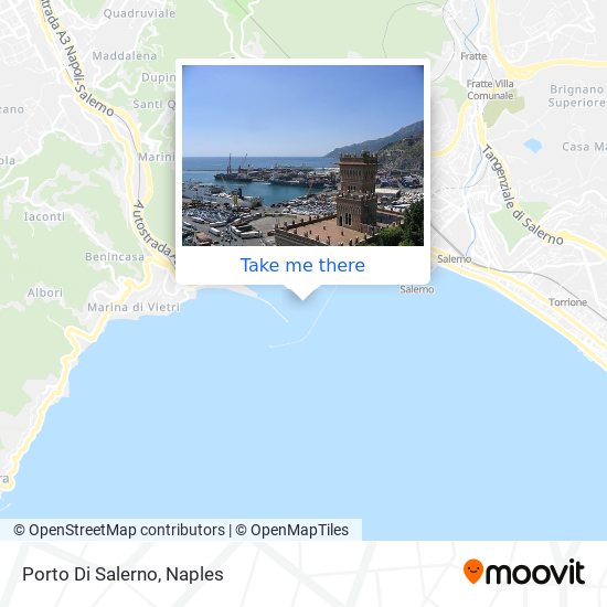 Porto Di Salerno map