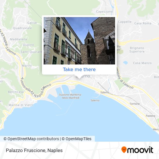 Palazzo Fruscione map