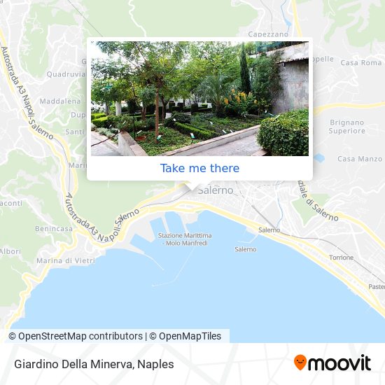 Giardino Della Minerva map