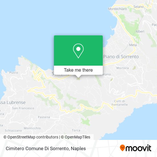 Cimitero Comune Di Sorrento map