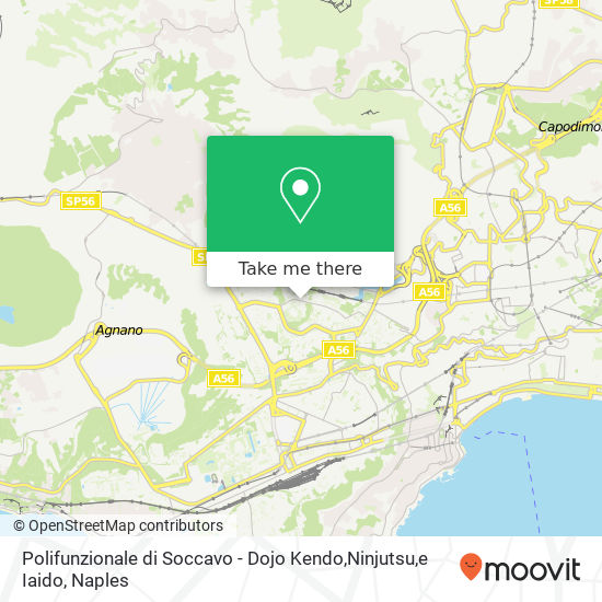 Polifunzionale di Soccavo - Dojo Kendo,Ninjutsu,e Iaido map