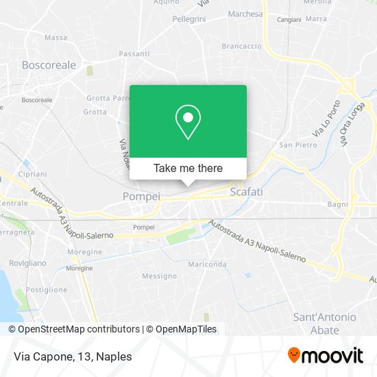 Via Capone, 13 map