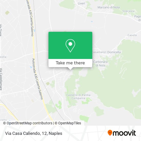 Via Casa Caliendo, 12 map