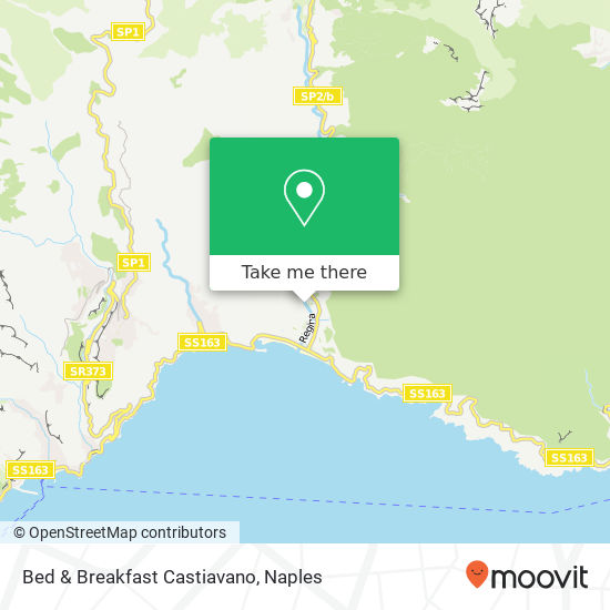 Bed & Breakfast Castiavano map