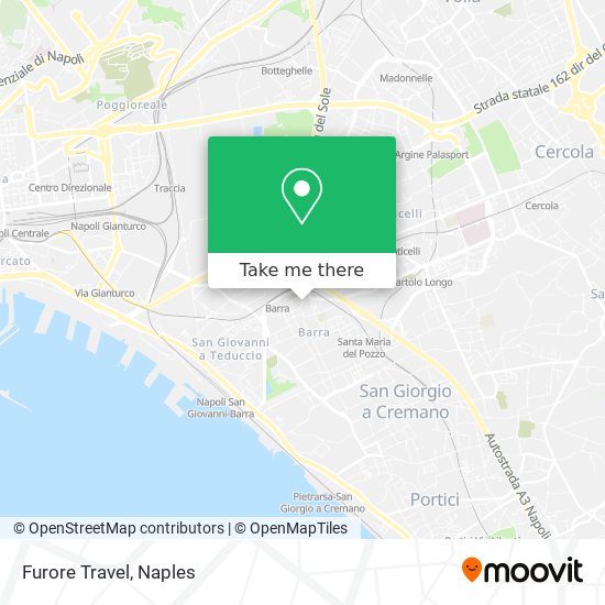 Furore Travel map