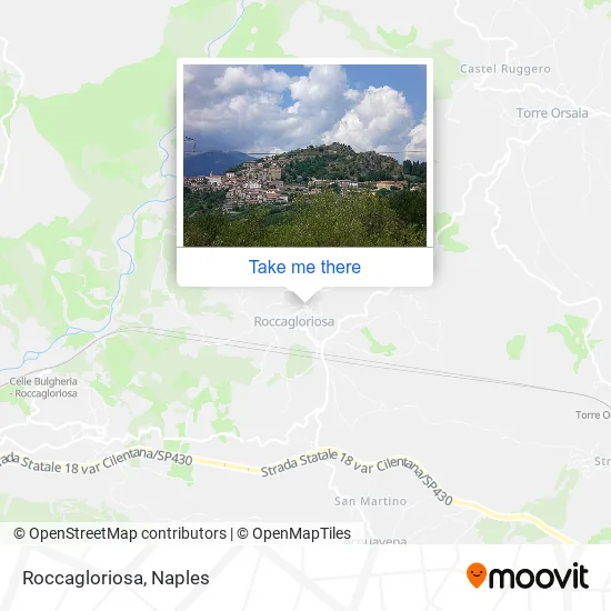 Roccagloriosa map