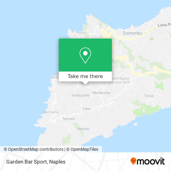 Garden Bar Sport map