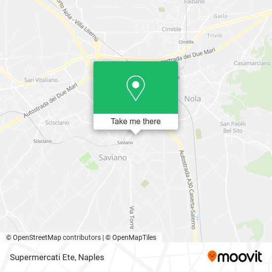 Supermercati Ete map