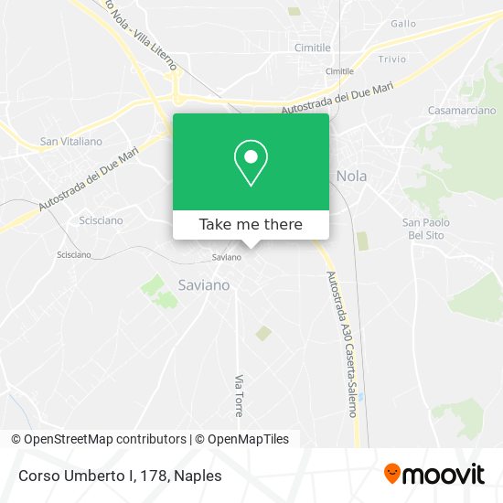 Corso Umberto I, 178 map