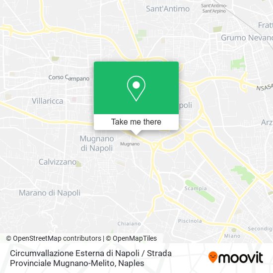 Circumvallazione Esterna di Napoli / Strada Provinciale Mugnano-Melito map