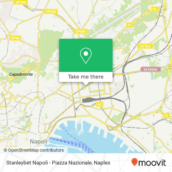 Stanleybet Napoli - Piazza Nazionale map