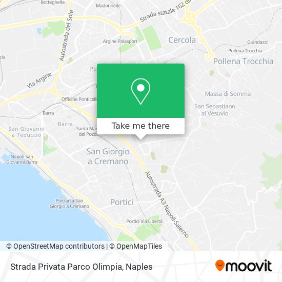 Strada Privata Parco Olimpia map