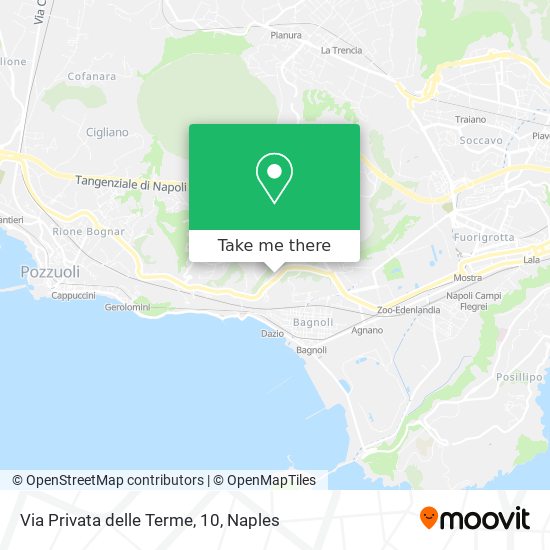 Via Privata delle Terme, 10 map