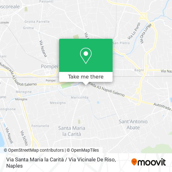 How to get to Via Santa Maria la Carit Via Vicinale De Riso in