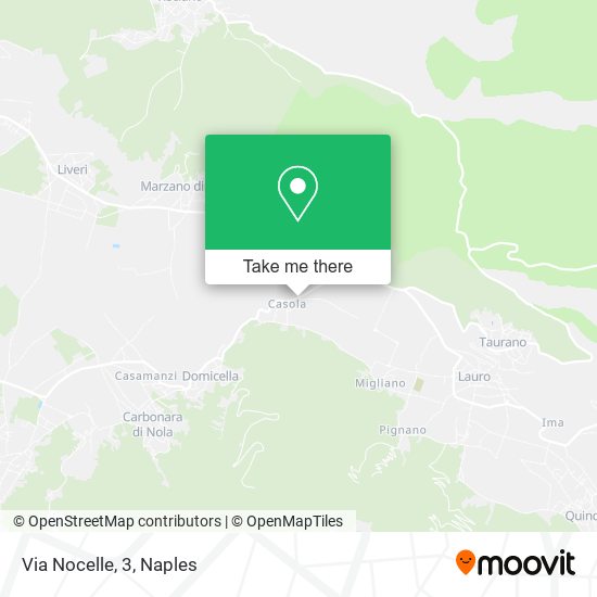 Via Nocelle, 3 map
