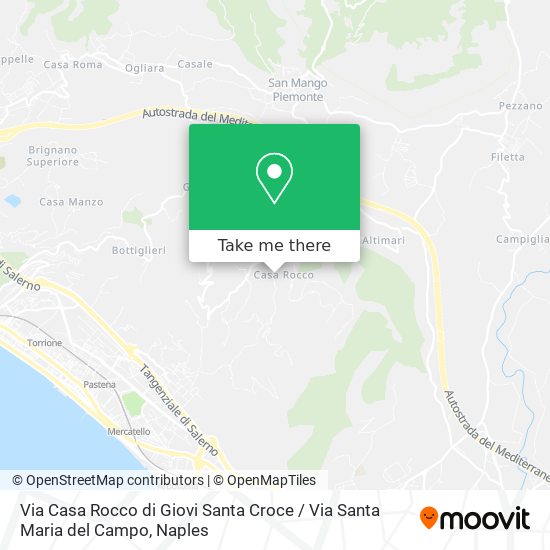 Via Casa Rocco di Giovi Santa Croce / Via Santa Maria del Campo map