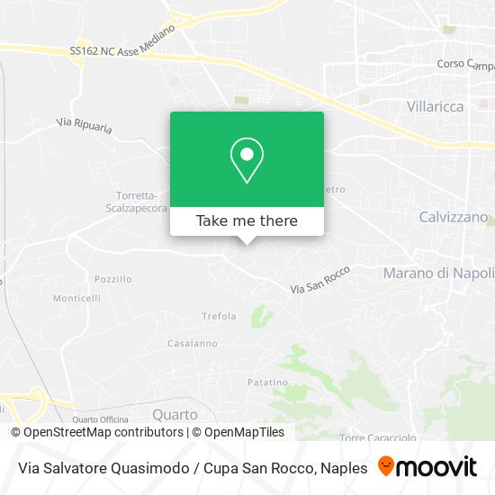 Via Salvatore Quasimodo / Cupa San Rocco map