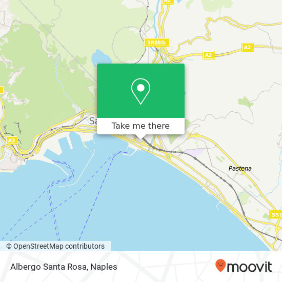 Albergo Santa Rosa map