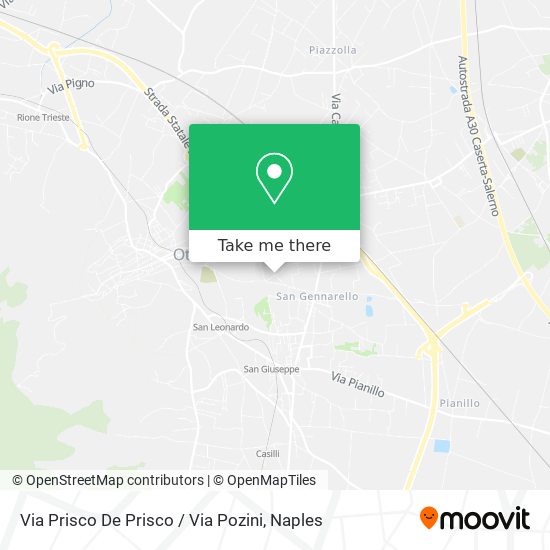 Via Prisco De Prisco / Via Pozini map
