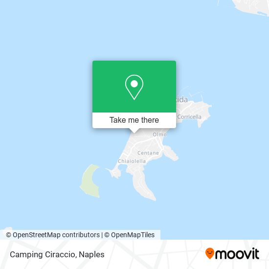 Camping Ciraccio map