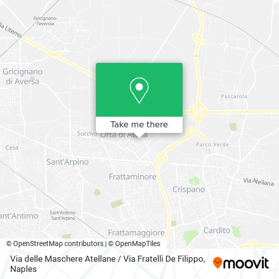 Via delle Maschere Atellane / Via Fratelli De Filippo map