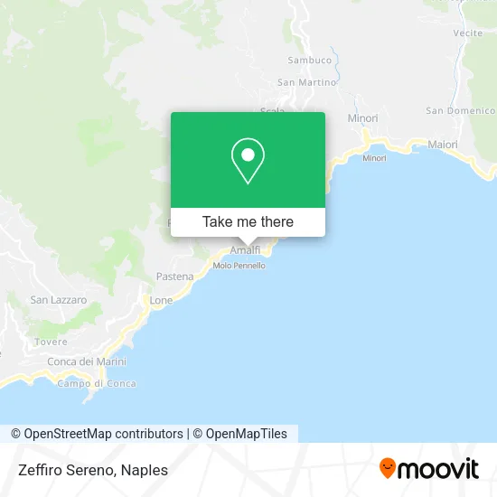 Zeffiro Sereno map