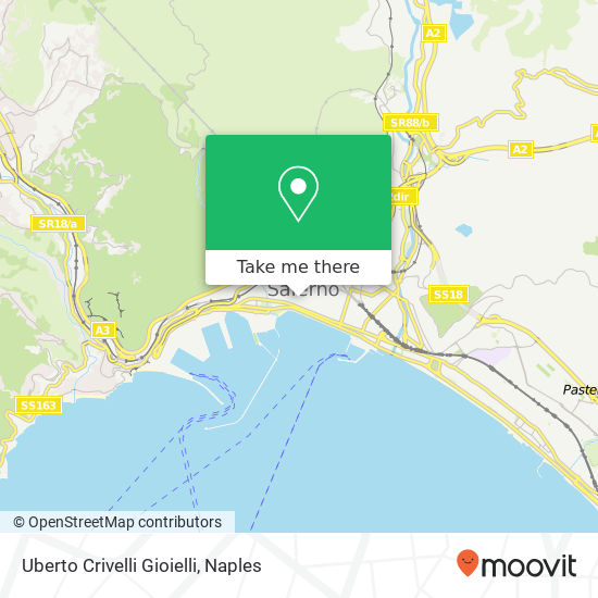Uberto Crivelli Gioielli map