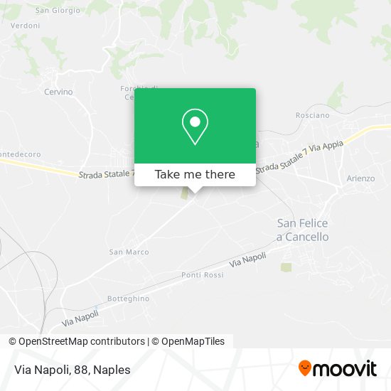 Via Napoli, 88 map