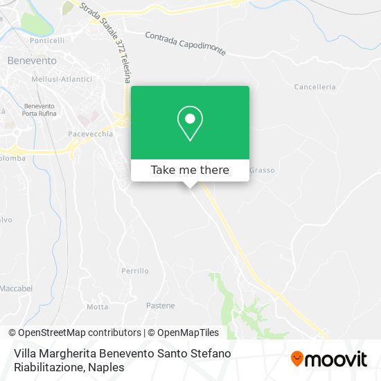 Villa Margherita Benevento Santo Stefano Riabilitazione map