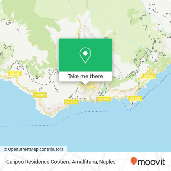 Calipso Residence Costiera Amalfitana map