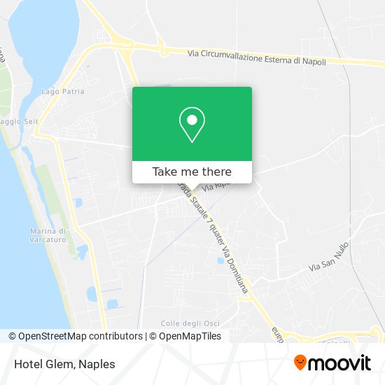 Hotel Glem map