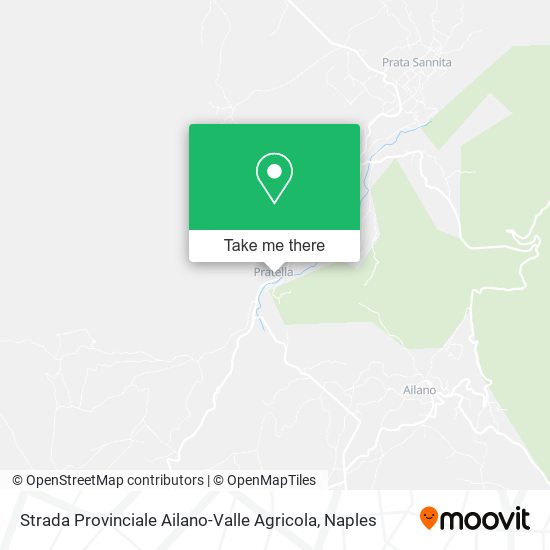 Strada Provinciale Ailano-Valle Agricola map