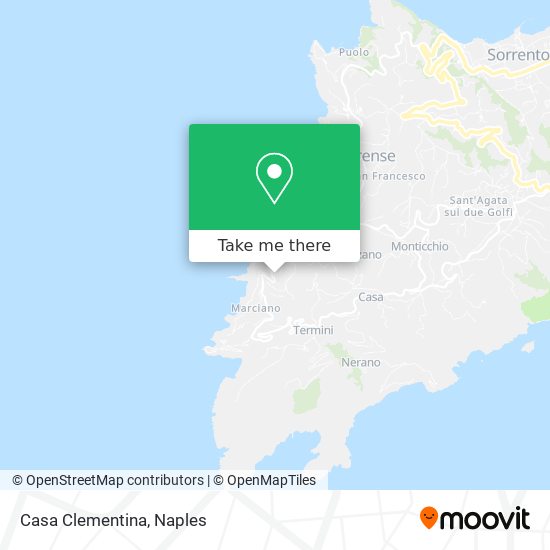 Casa Clementina map