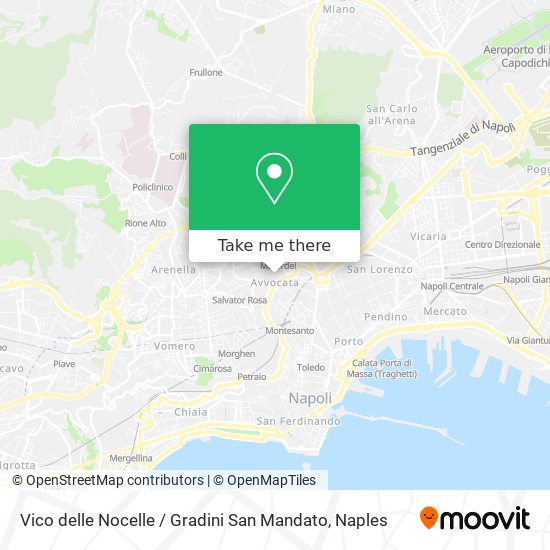 Vico delle Nocelle / Gradini San Mandato map