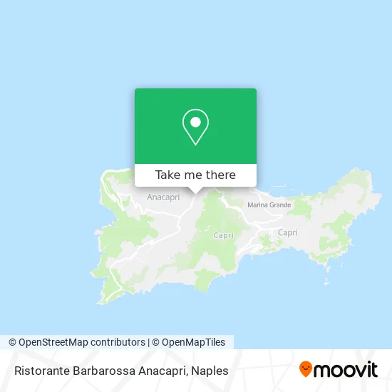 Barbarossa Restaurant Anacapri map