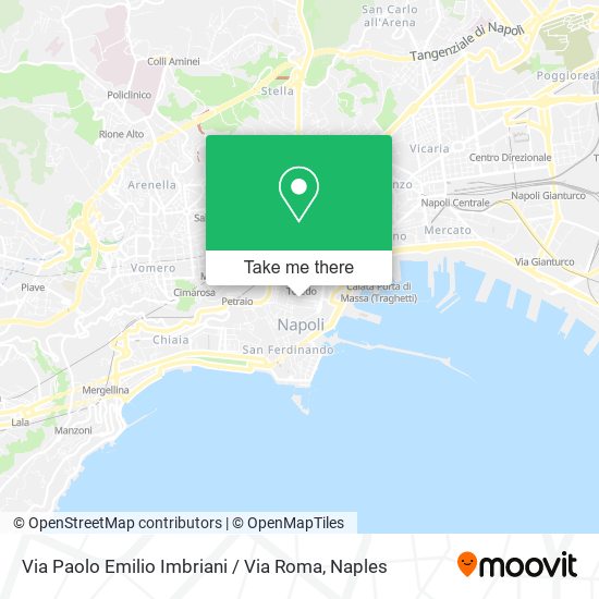 Via Paolo Emilio Imbriani / Via Roma map