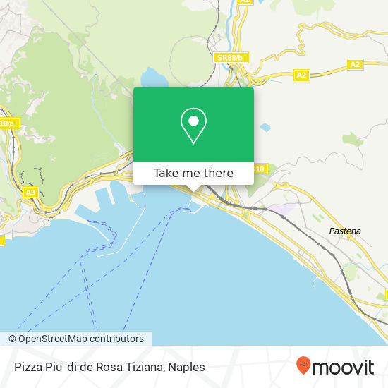 Pizza Piu' di de Rosa Tiziana map