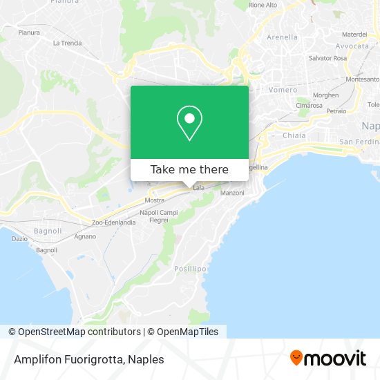 Amplifon Fuorigrotta map