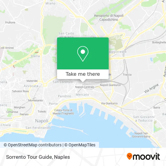 Sorrento Tour Guide map