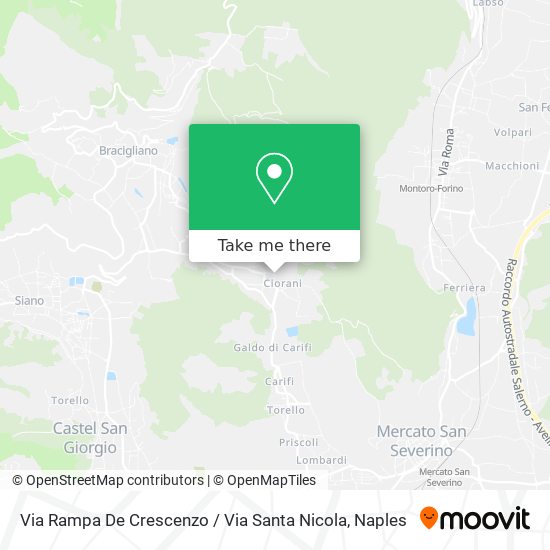 Via Rampa De Crescenzo / Via Santa Nicola map
