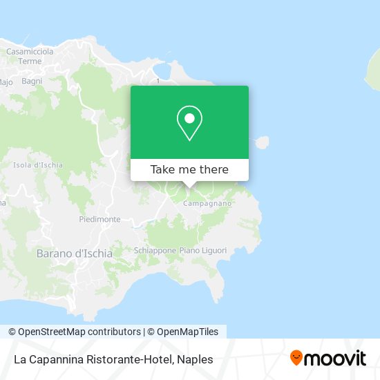 La Capannina Ristorante-Hotel map