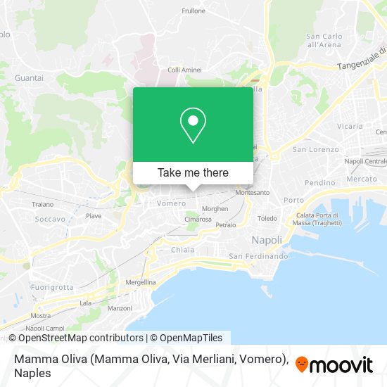 Mamma Oliva (Mamma Oliva, Via Merliani, Vomero) map