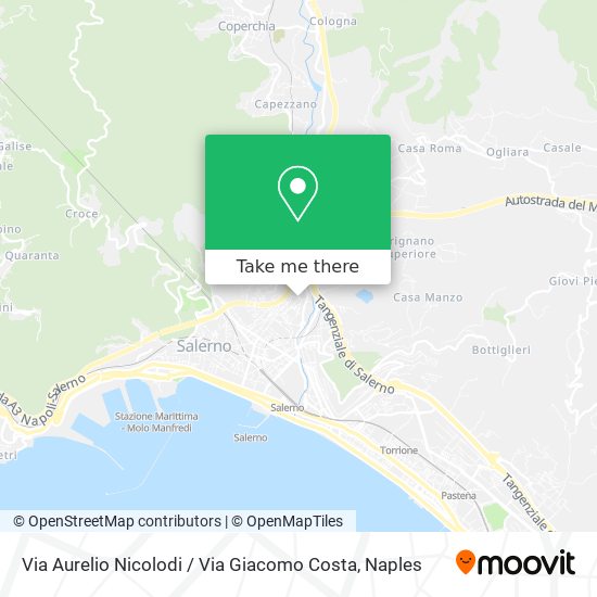 Via Aurelio Nicolodi / Via Giacomo Costa map